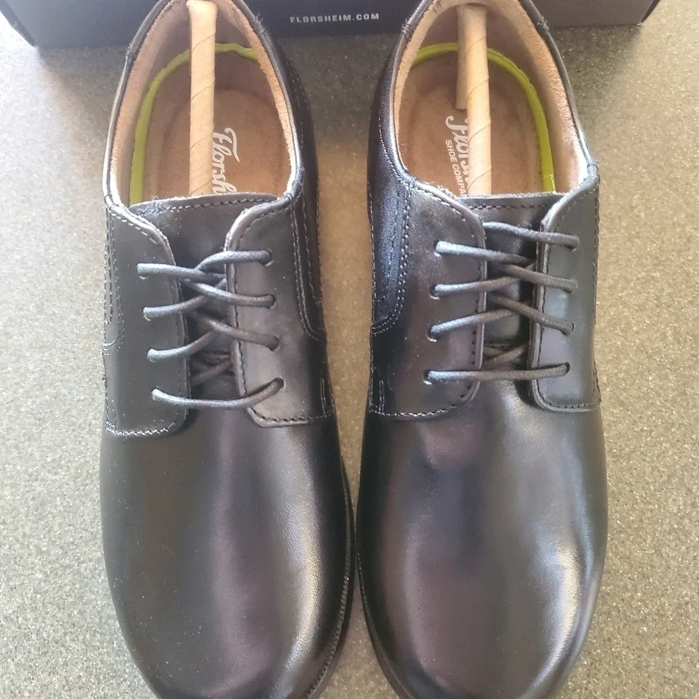 Florsheim Midtown Plox Jr.‎ Black Sz. 5 Dress Shoes
